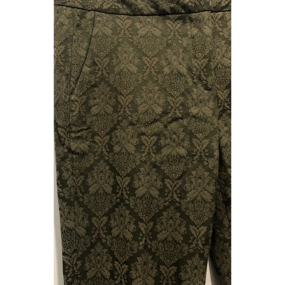 NWT Zara Green Paisley Trousers - M - Picture 3 of 7